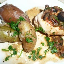 Chicken With Garlic and Olives recipe