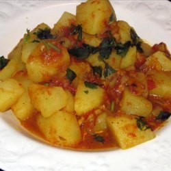 Indian Potatoes Cooked With Ginger: Labdharay Aloo recipe