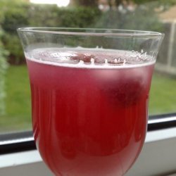 Raspberry Rosé Wine With Raspberry Ice Cubes recipe
