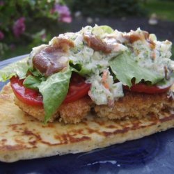 Chicken Naan-Wiches With Date and Yogurt Sauces recipe