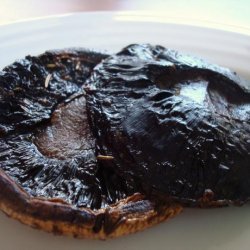 Pan Grilled Portobello Mushrooms With Herb  Infused Marinade recipe