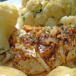 Algarve Oven-Baked Codfish With Cauliflower (Pescada Assada) recipe