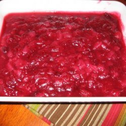 Cranberry Sauce With Pear recipe
