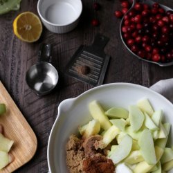 Apple and Cranberry Pie recipe