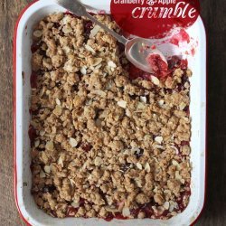 Apple Cranberry Crumble recipe