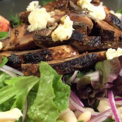 Blackened Portobello Mushroom Salad recipe