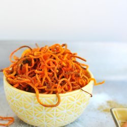 Fried Shoestring Carrots recipe