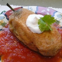 Chiles Rellenos With Tomato Sauce recipe