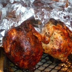 Wine-Steamed Beer Can Chicken recipe