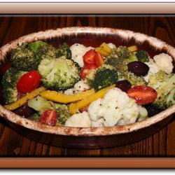 Vegetables Marinated in a Garlic Dressing recipe