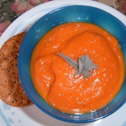 Gingered Carrot Soup With Sage recipe