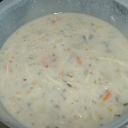 Rosemary's Creamy Low Fat Chicken Soup recipe