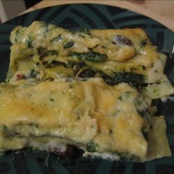 Cannelloni With Spinach, Raisins and Pine Nuts recipe