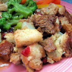 Roast Chicken Stuffing With Cranberries and Thyme recipe