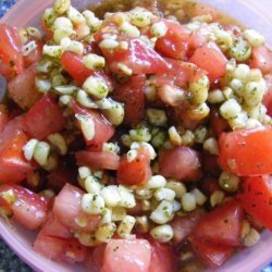 Grilled Corn, Avocado and Tomato Salad recipe