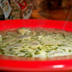 Velvet Mushroom Soup recipe