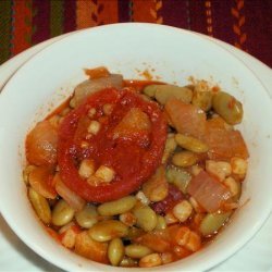 Corn and Beans and Bacon and Tomatoes recipe