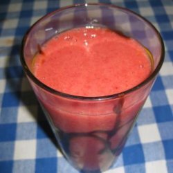 Strawberry Banana Smoothie With Apple Cider recipe