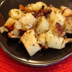 Dijon Crusted Grilled Potatoes recipe