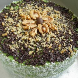 Pandan Fudge Cake recipe