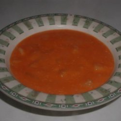 Rosy Potato Soup recipe