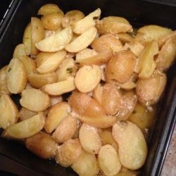 Lemon Garlic Baby Dutch Yellow Potatoes recipe