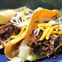 Chipotle Shredded Beef for Tacos or Burritos recipe