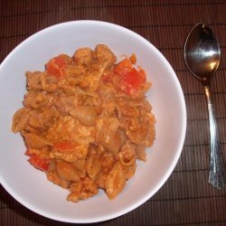 Skillet Macaroni and Tvp Beef (Vegan) recipe