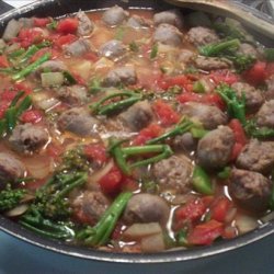 Sausage and Broccoli Rabe With Polenta recipe