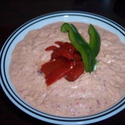Red Pepper and Garlic Dip for Vegetables recipe