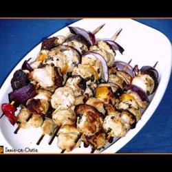 Grilled Greek-Style Chicken Kabobs recipe