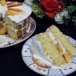 Peaches 'n Cream Cake recipe