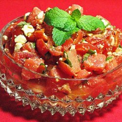 Give Your Tomatoes a Spin! - Watermelon, Feta & Mint Salad recipe