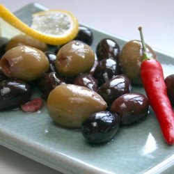 Marinated Black Olives (Tapas) recipe