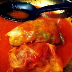 Cabbage and Beef Rollups recipe