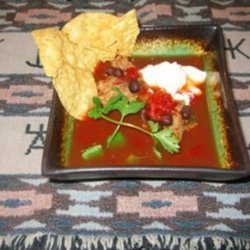 Southwest Drunken Meatball Soup (Abondigas Borrachas Sopa) recipe