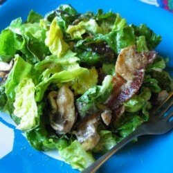 Crispy Bacon and Mushroom Salad recipe