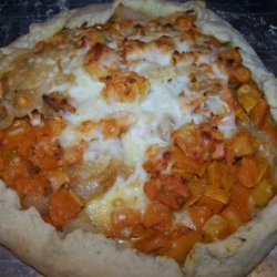 Butternut Squash and Caramelized Onion Galette recipe