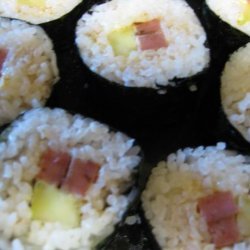 Spam Sushi Maki Rolls recipe