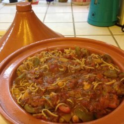 Moroccan Style Turkey Spaghetti & Meatballs recipe