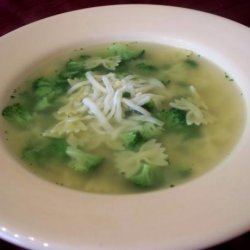 Broccoli Butterfly Soup recipe