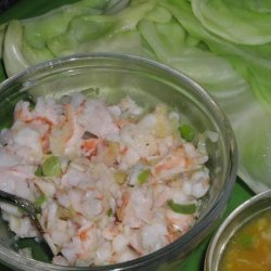 Easy Ginger Shrimp Wraps - HCG Phase 2 recipe