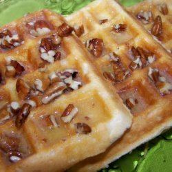 Country Waffles With Maple Pecan Butter recipe