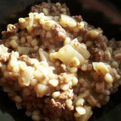 Metric Jester's Beef, Barley and Onions recipe