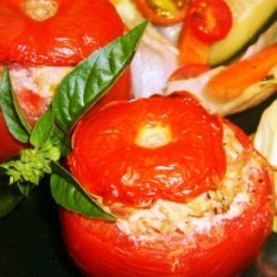 Baked Tuna Filled Tomatoes recipe