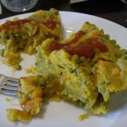 No Crust Cornmeal/Polenta Vegetable Pie recipe