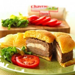 Chavrie Stuffed Turkey Burger! recipe