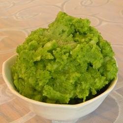 Mashed Potatoes with Spinach Pesto recipe