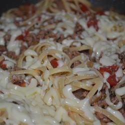Skillet Spaghetti Supper recipe