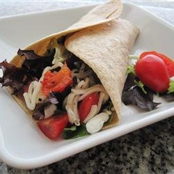 Baby Greens and Goat Cheese Wrap recipe